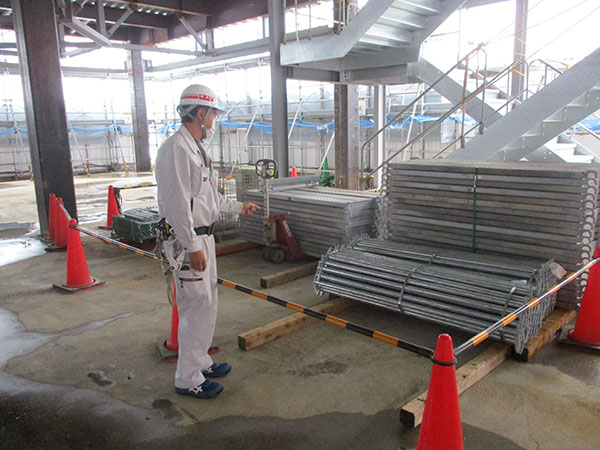 片付け整理整頓、状況確認